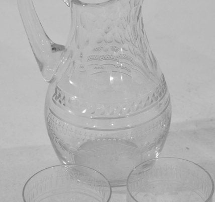 Swedish Glass Set, 1880s, Set of 8-SA-2020806