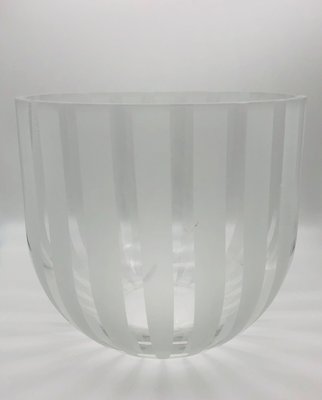 Swedish Glass Vase, 1950s-OLY-823177