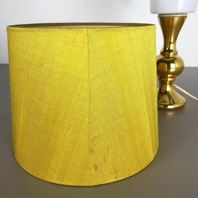 Swedish Golden Glass Table Light by Uno & Östen Kristiansson for Luxus Vittsjö, 1970s-QZ-1131875