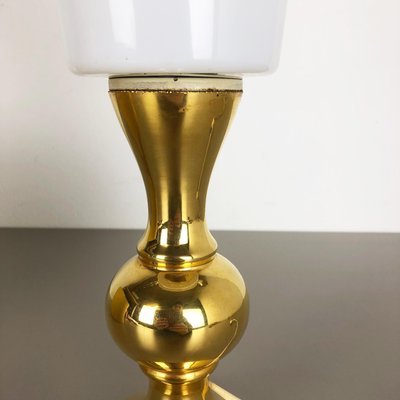 Swedish Golden Glass Table Light by Uno & Östen Kristiansson for Luxus Vittsjö, 1970s-QZ-1131875