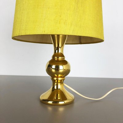 Swedish Golden Glass Table Light by Uno & Östen Kristiansson for Luxus Vittsjö, 1970s-QZ-1131875