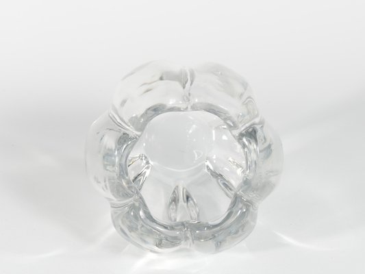 Swedish Grace Crystal Glass Stella Polaris Vase by Vicke Lindstrand for Orrefors, 1930s-RUK-1758088