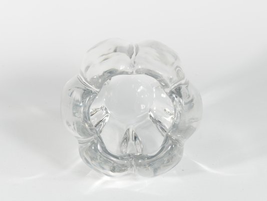 Swedish Grace Crystal Glass Stella Polaris Vase by Vicke Lindstrand for Orrefors, 1930s-RUK-1758088