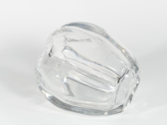 Swedish Grace Crystal Glass Stella Polaris Vase by Vicke Lindstrand for Orrefors, 1930s-RUK-1758088