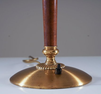 Swedish Grace Table Lamp in Brass attributed to Nordic Company for Nordiska Kompaniet, 1930s-FM-1739972