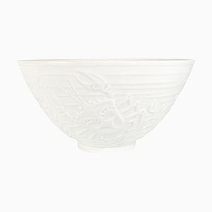 Swedish Grace White Porcelain Sea Themed Bowl by Gunnar Nylund for Alp, 1940s-RUK-1758095