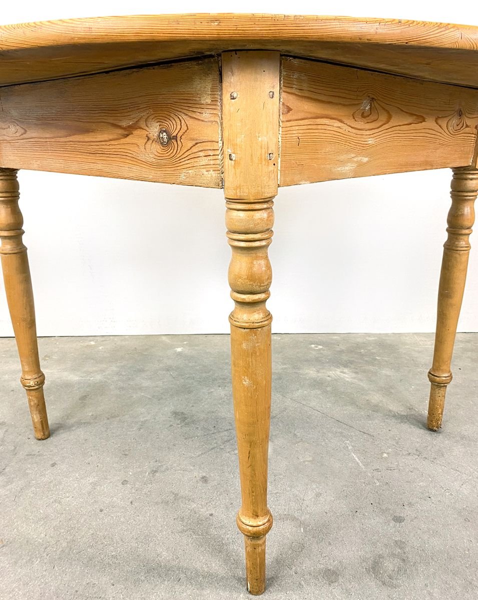 Swedish Halfmoon Dining Tables, 1870s, Set of 2