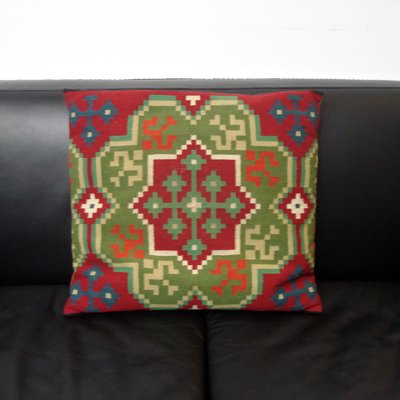 Swedish Hand-Woven Rollakan Pillow, 19th Century-YGE-900118