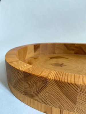 Swedish Handmade Bowl in Pine, 1970s-FO-667634