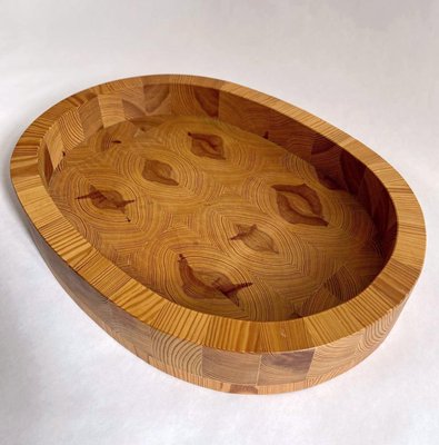 Swedish Handmade Bowl in Pine, 1970s-FO-667634