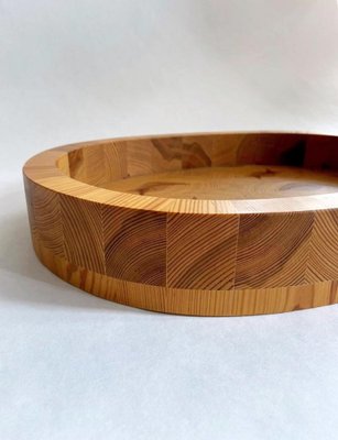 Swedish Handmade Bowl in Pine, 1970s-FO-667634