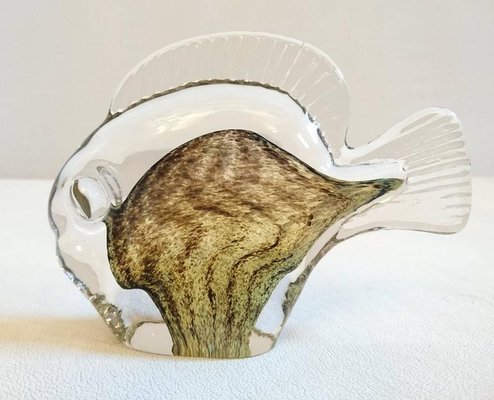 Swedish Handmade Glass Fish by Reijmyre, 1960s-FO-589305