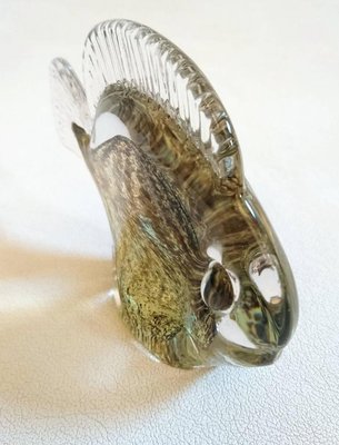 Swedish Handmade Glass Fish by Reijmyre, 1960s-FO-589305