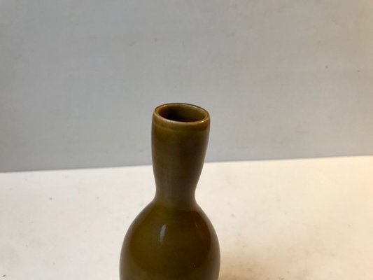 Swedish Haresfur Vase by Alfred Johansson for Höganäs, 1930s-LCR-888596