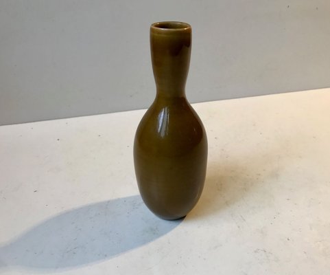 Swedish Haresfur Vase by Alfred Johansson for Höganäs, 1930s-LCR-888596