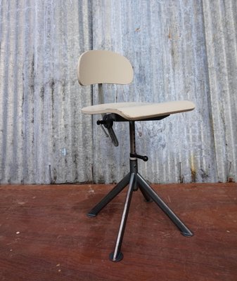 Swedish Industrial Architect Work Desk Chair by John Odelberg & Anders Olsen, 1940s-EA-1451546