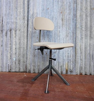 Swedish Industrial Architect Work Desk Chair by John Odelberg & Anders Olsen, 1940s-EA-1451546