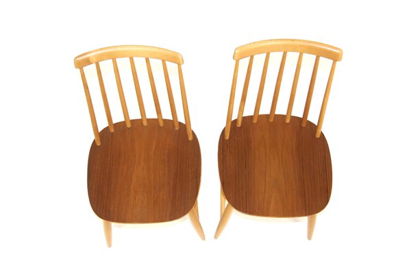 Swedish Infantol Dining Chairs, 1960s, Set of 2-GEK-1315420