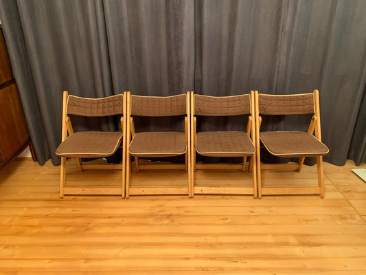 Swedish Kon Tiki Chairs by Gillis Lundgren for Ikea, 1980s, Set of 4