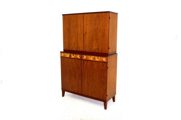 Swedish Mahogany Pyramid Cabinet by Carl Malmsten, 1970s-GEK-1315489