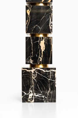 Swedish Marble & Brass Table Lamp from AB Stilarmatur, 1960s-SC-587082