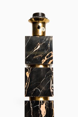 Swedish Marble & Brass Table Lamp from AB Stilarmatur, 1960s-SC-587082