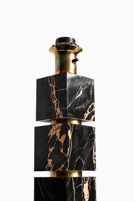 Swedish Marble & Brass Table Lamp from AB Stilarmatur, 1960s-SC-587082