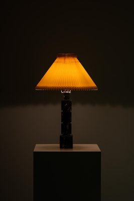 Swedish Marble & Brass Table Lamp from AB Stilarmatur, 1960s-SC-587082