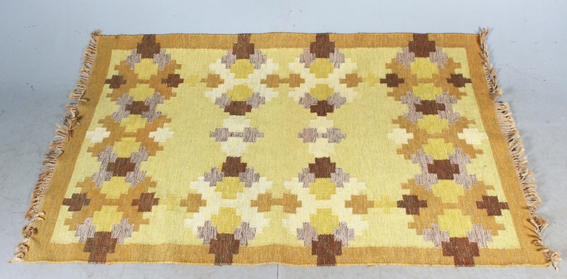 Swedish Mid-Century Röllakan Rug, 1960s-QDP-1187805