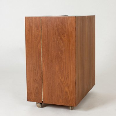 Swedish Midcentury Teak Bar Cabinet, 1950s-NL-1718959