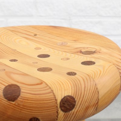 Swedish Milking Stool in Pine and Teak by Andreas Zätterqvist, 2010s-LIV-1787974