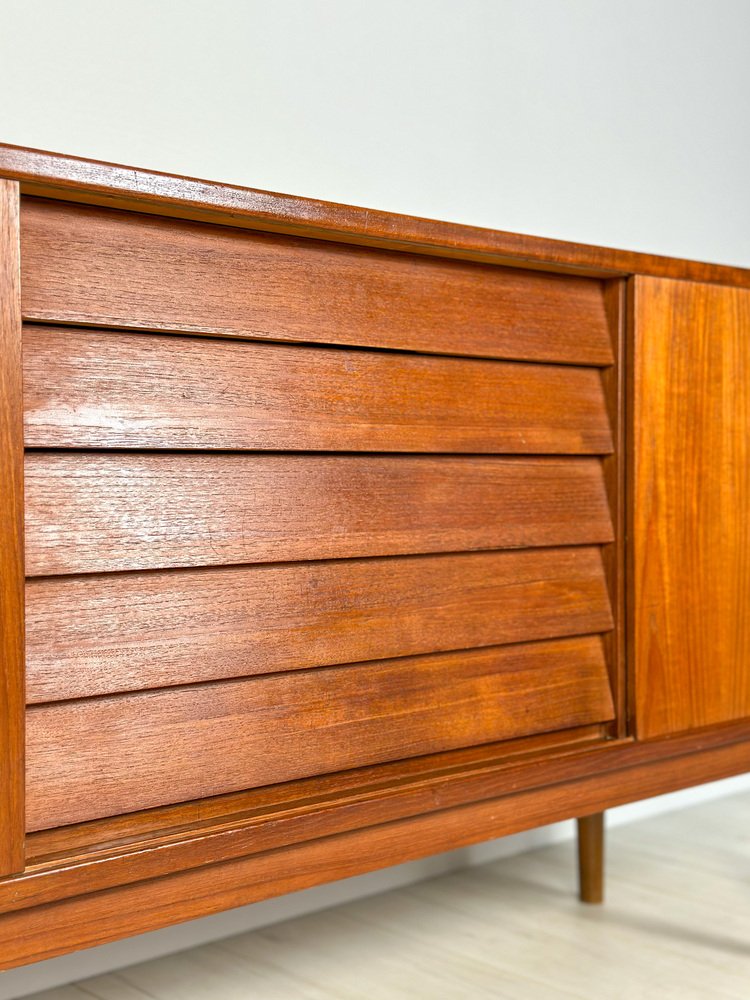 Swedish Minimalistic Teak Sideboard by Nils Jonsson for Hugo Troeds, 1960s