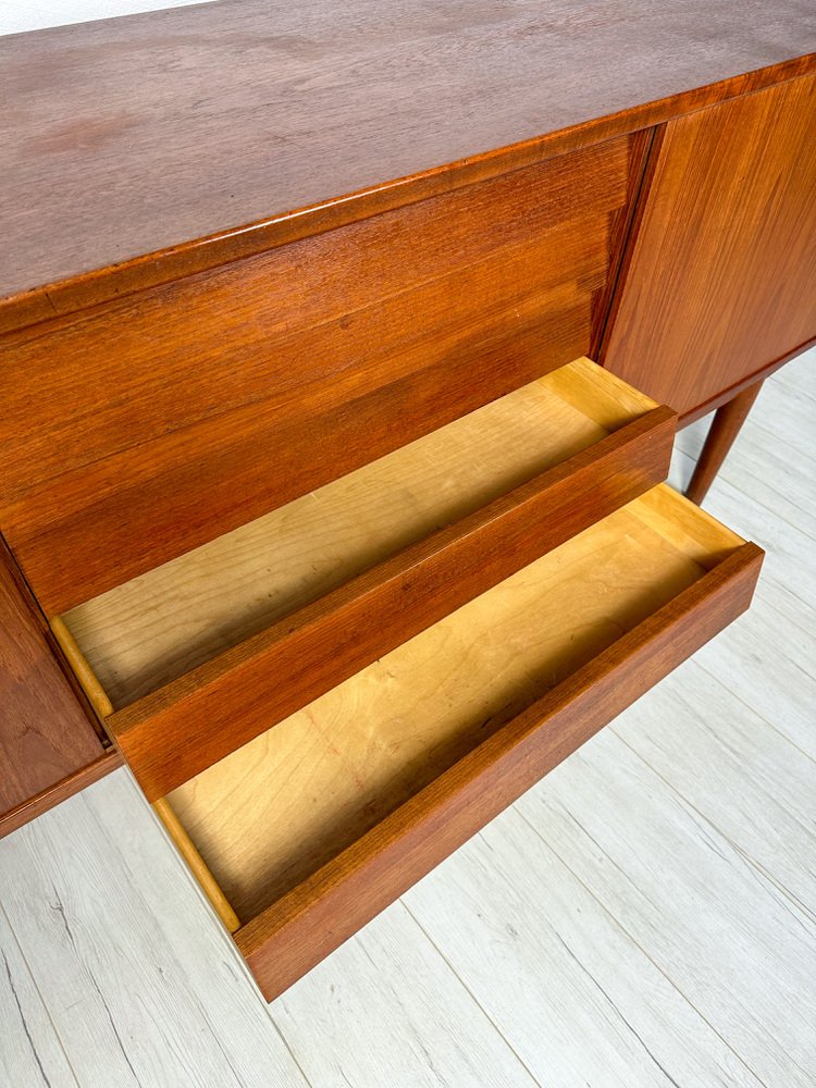 Swedish Minimalistic Teak Sideboard by Nils Jonsson for Hugo Troeds, 1960s