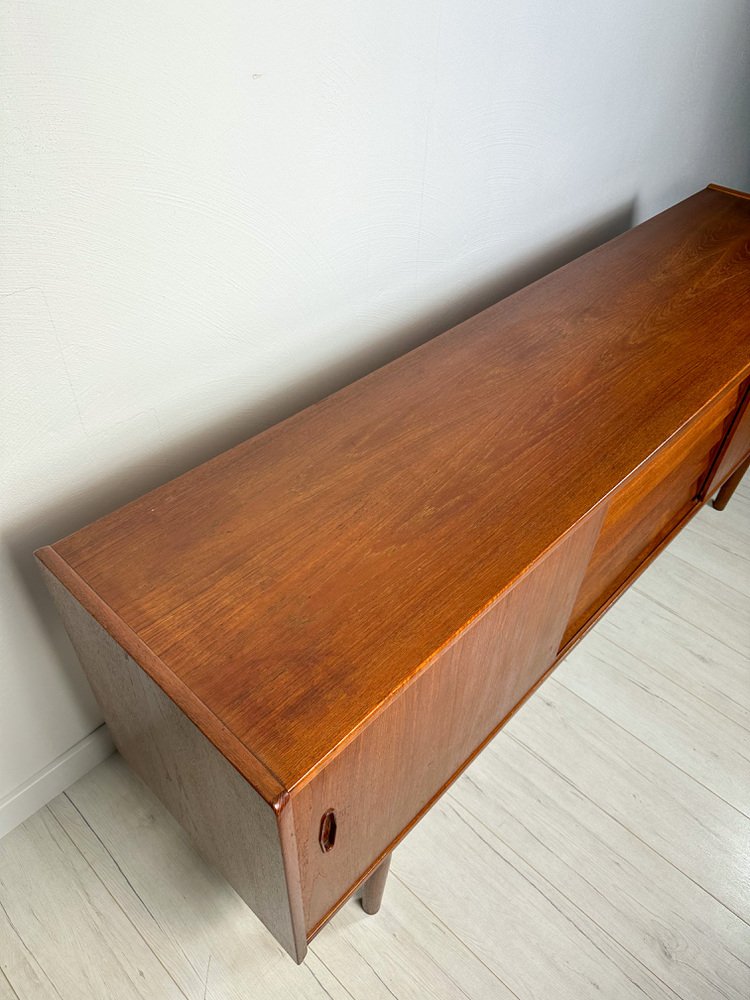 Swedish Minimalistic Teak Sideboard by Nils Jonsson for Hugo Troeds, 1960s