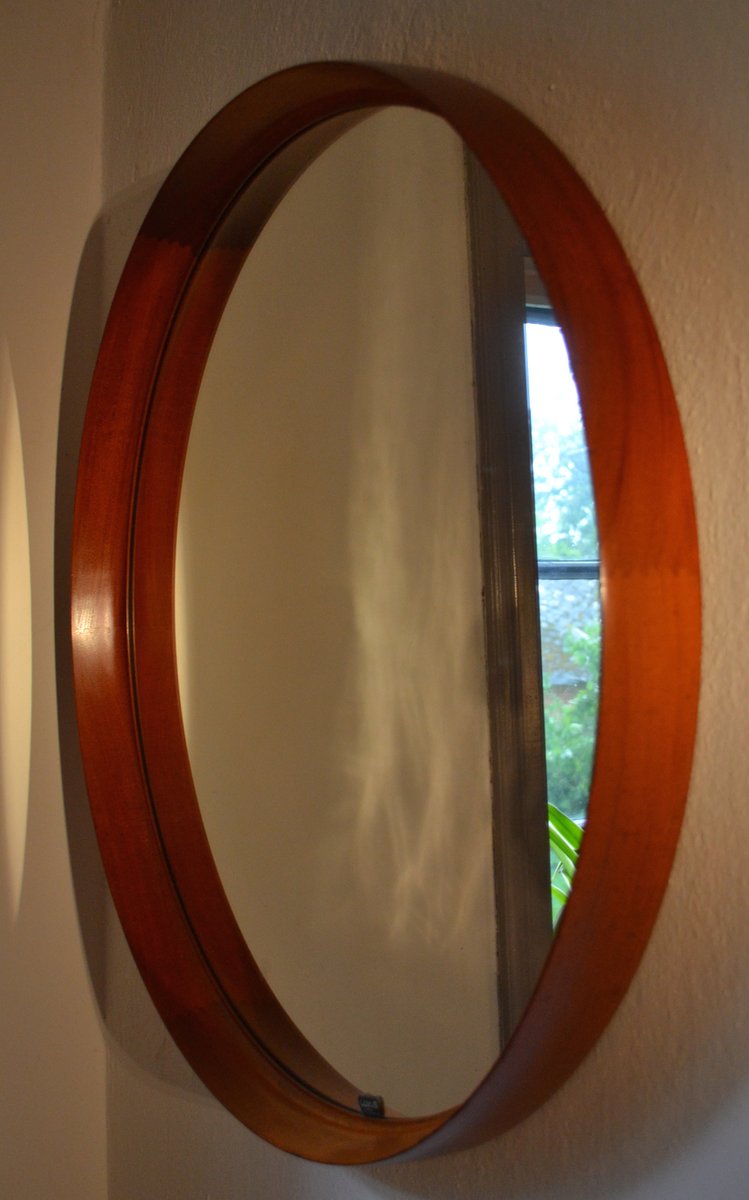 Swedish Mirror by Uno & Östen Kristiansson for Luxus, 1950s