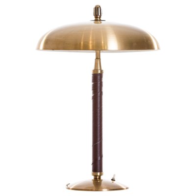 Swedish Model 5013 Brass Table Lamp by Einar Bäckström, 1950s-QU-1706888