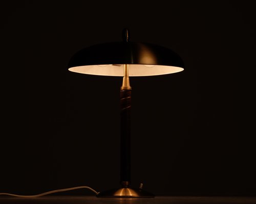 Swedish Model 5013 Brass Table Lamp by Einar Bäckström, 1950s-QU-1706888