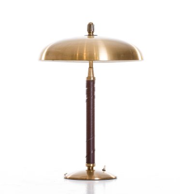 Swedish Model 5013 Brass Table Lamp by Einar Bäckström, 1950s-QU-1706888