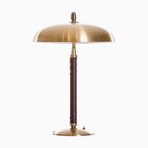 Swedish Model 5013 Brass Table Lamp by Einar Bäckström, 1950s-QU-1706888