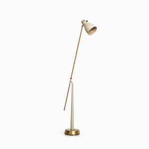 Swedish Model 541 Floor Lamp by Hans Bergström for Ateljé Lyktan, 1940s-SC-587146