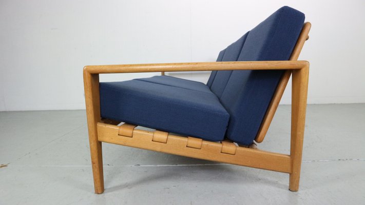 Swedish Model Bodö Oak 3.5 Seater Sofa by Svante Skogh for Säffle Furniture, 1950s-DT-2026197