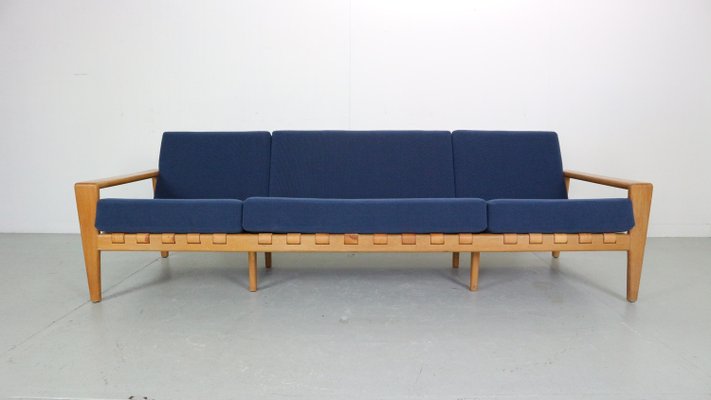 Swedish Model Bodö Oak 3.5 Seater Sofa by Svante Skogh for Säffle Furniture, 1950s-DT-2026197