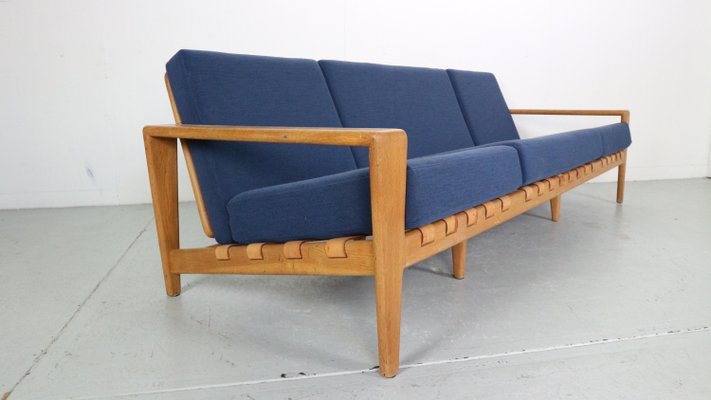 Swedish Model Bodö Oak 3.5 Seater Sofa by Svante Skogh for Säffle Furniture, 1950s-DT-2026197