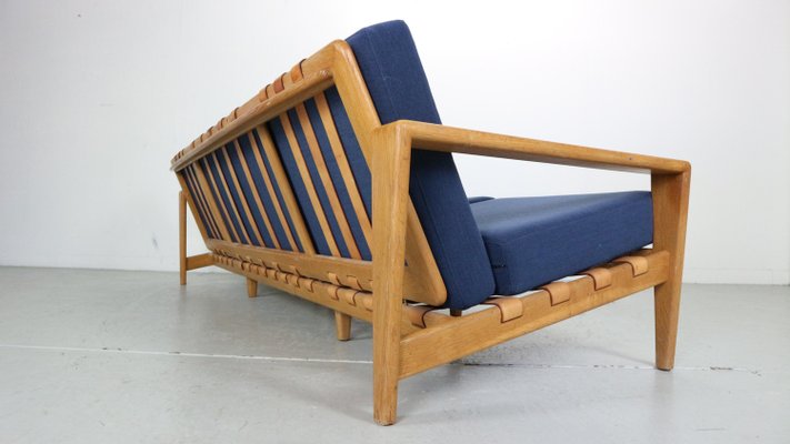 Swedish Model Bodö Oak 3.5 Seater Sofa by Svante Skogh for Säffle Furniture, 1950s-DT-2026197