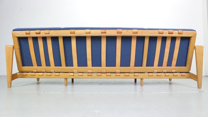 Swedish Model Bodö Oak 3.5 Seater Sofa by Svante Skogh for Säffle Furniture, 1950s-DT-2026197