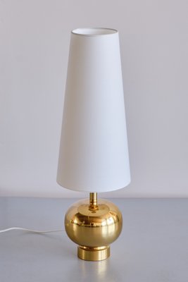 Swedish Modern Brass Table Lamp by Aneta Lighting, Växjö, Sweden, 1970s-FMT-1394835