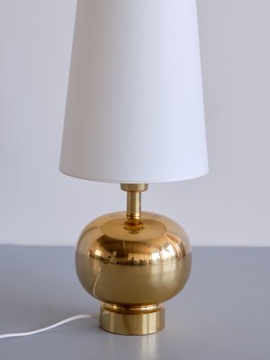 Swedish Modern Brass Table Lamp by Aneta Lighting, Växjö, Sweden, 1970s-FMT-1394835