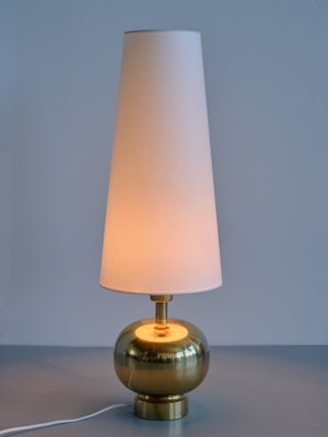 Swedish Modern Brass Table Lamp by Aneta Lighting, Växjö, Sweden, 1970s-FMT-1394835