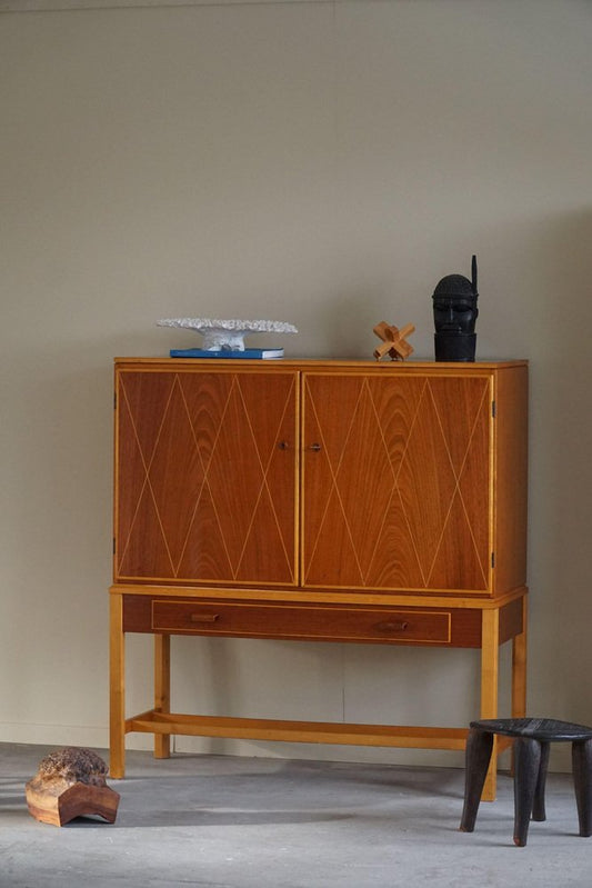 Swedish Modern Cabinet in Teak by Carl-Axel Acking for Nordiska Kompaniet, 1950s