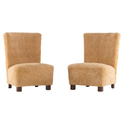 Swedish Modern Easy Chairs, 1940s, Set of 2-QU-1761364